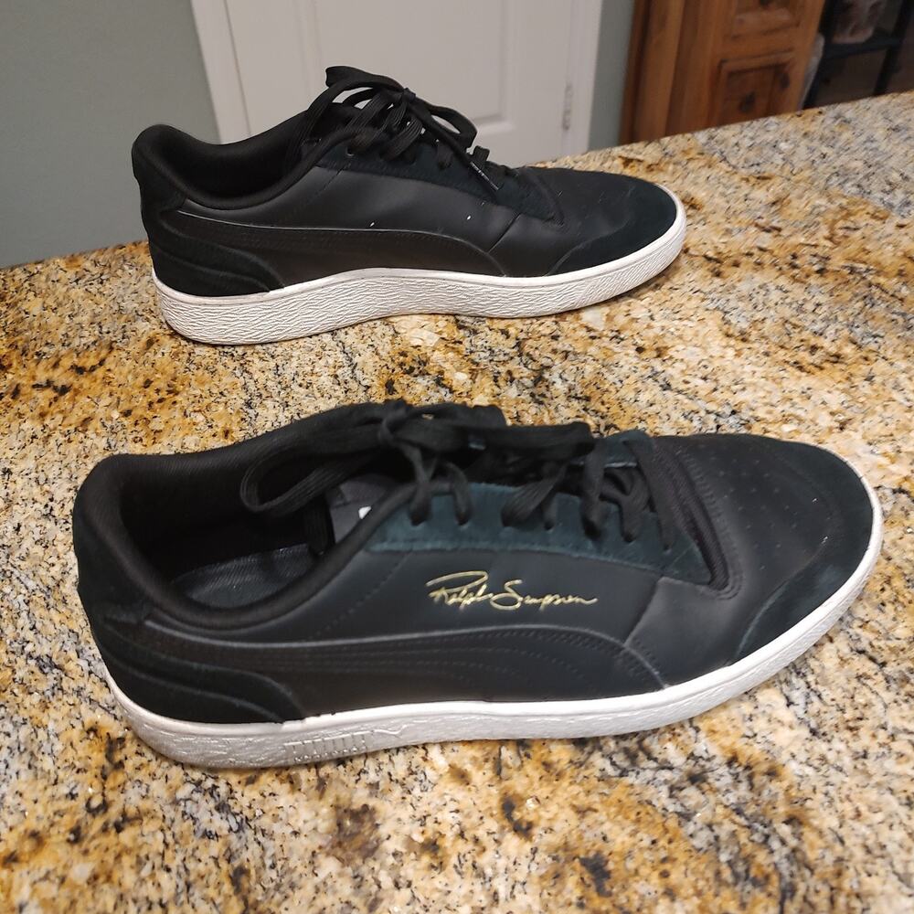Puma Ralph Sampson Sneakers Black Size 11 US Model 371767-02